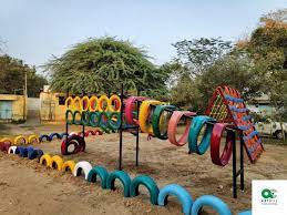 Turning Tires into Playgrounds