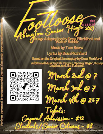 Come Support Abington Senior High School’s Musical, Footloose!